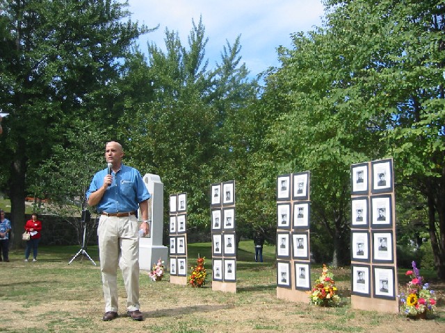 Keith Self Addresses Memorial Service
