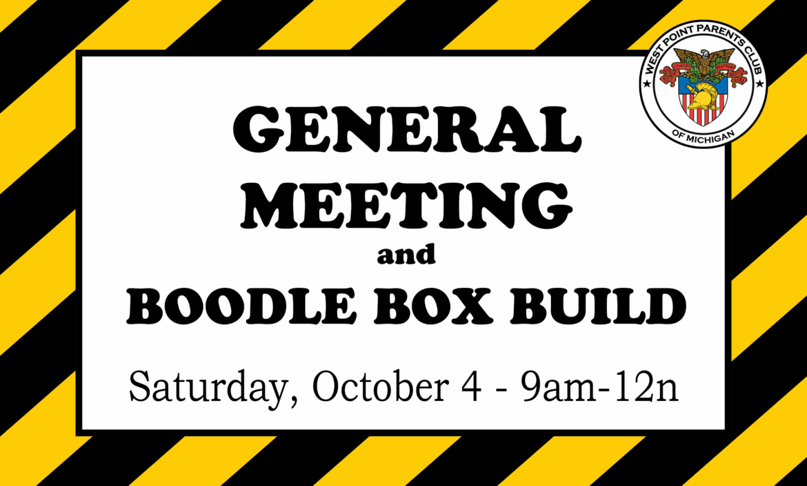2025 Fall General Meeting + Boodle Box Build — October 4, 2025