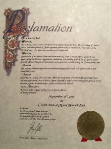 SEPT 2016 PROCLAMATION