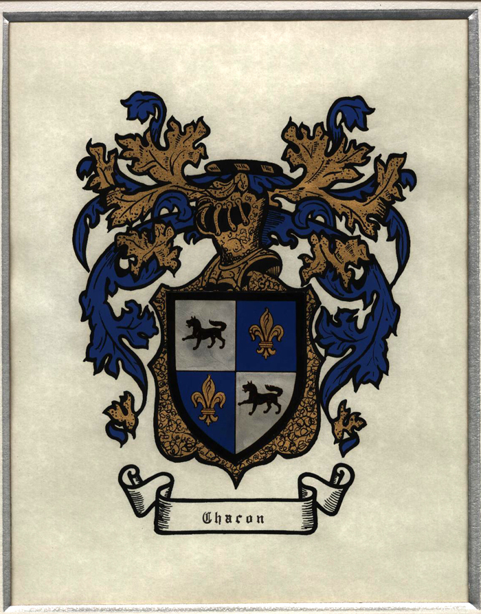 Chacón Family Coat of Arms Chacón Family Coat of Arms