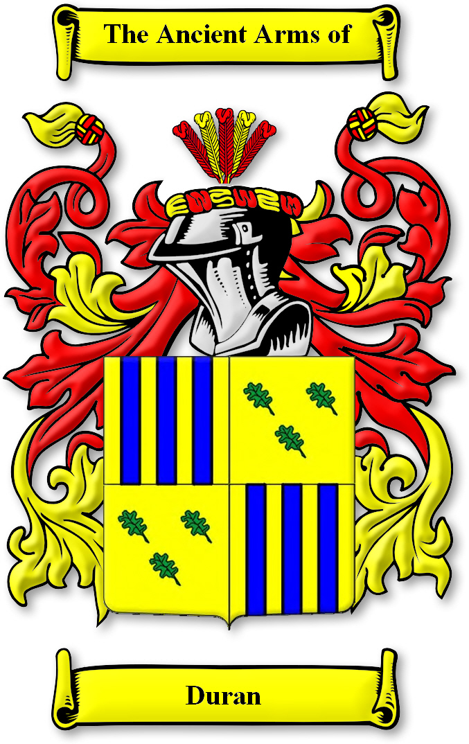 Duran Family Coat of Arms