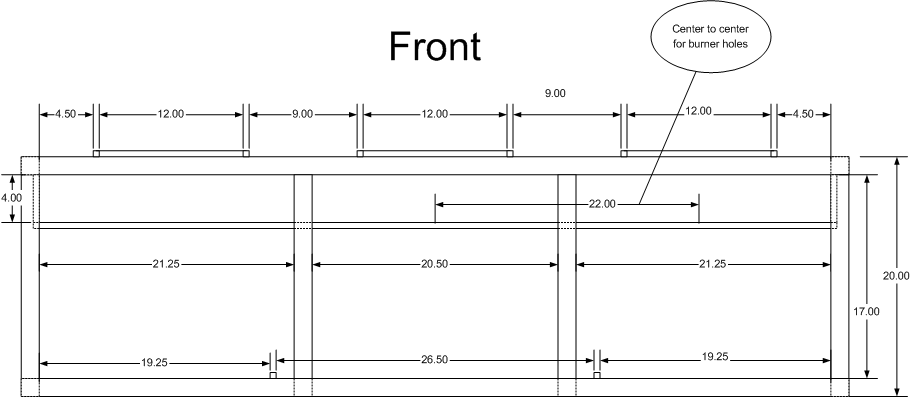 Plan Front View