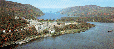 USMA from the Hudson River