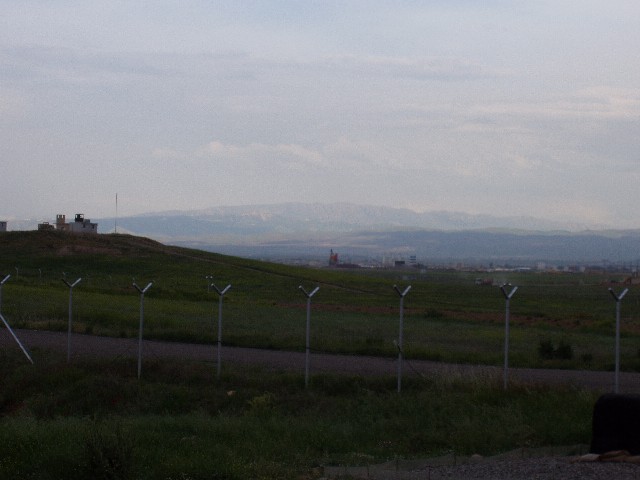 Erbil Mountains from Camp