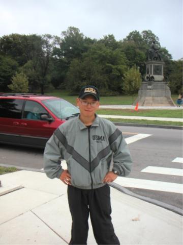 Tony, a novice boat coxswain