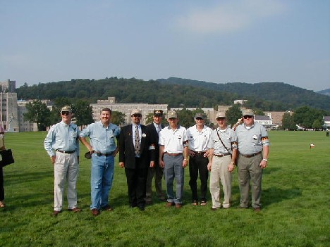 Rob Byers, Ron Smith, Harry Pontious, Tom Wallace, Gerry Hayes, Dick Jardine, Ed Shaffer and Dave Frenier