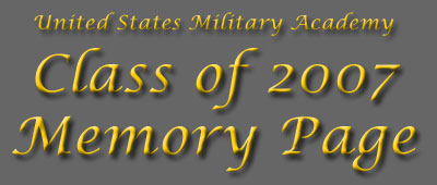 USMA Class of 2007 Memory Page