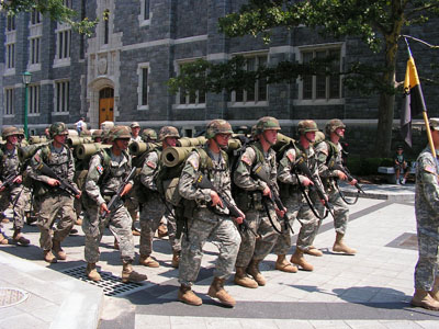 Cadets Marching