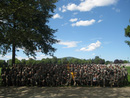 SGT Choate with A Co New Cadets