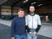 Charlie with videographer, Adam following jump