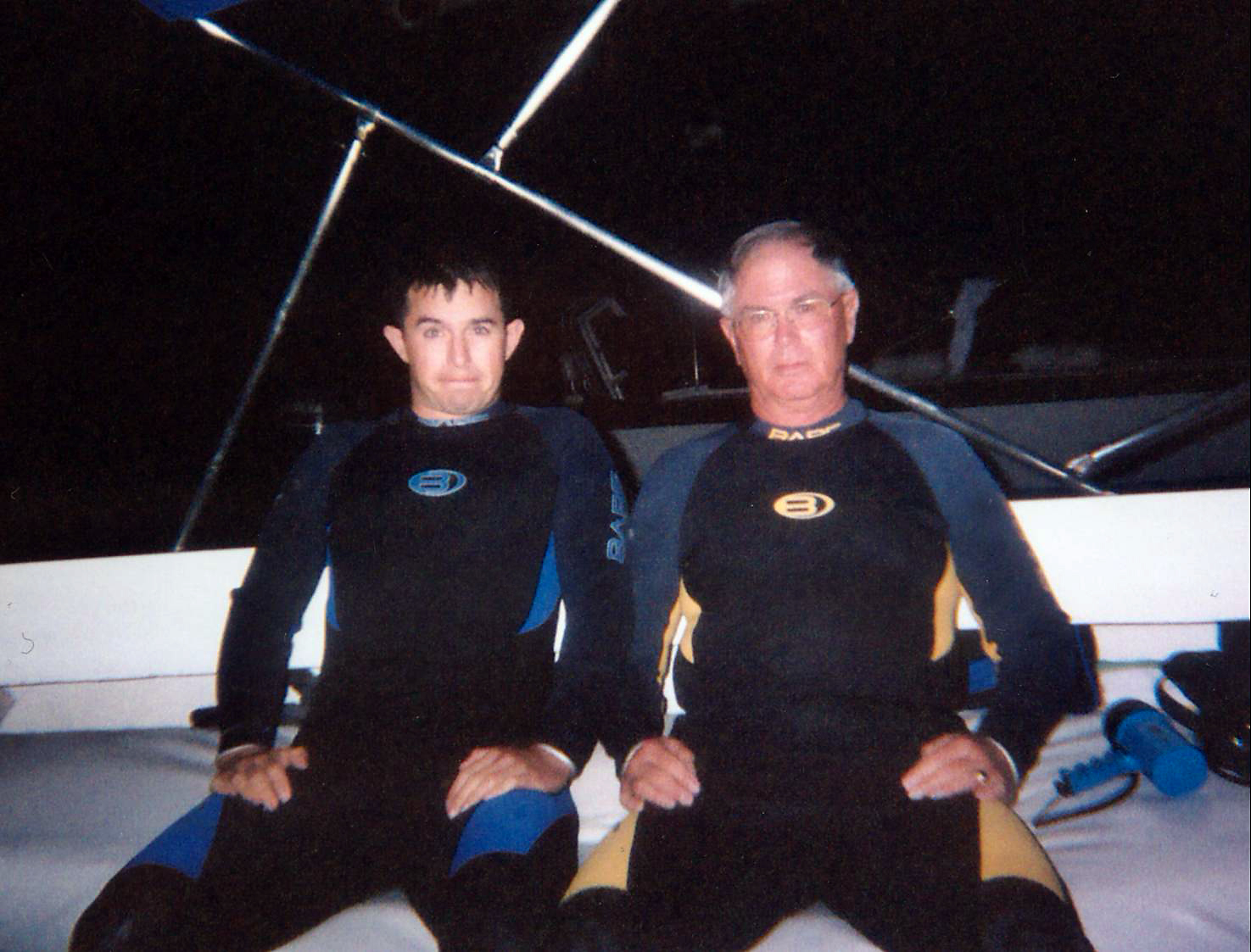 Kris & Ken on Boat-Night Dive