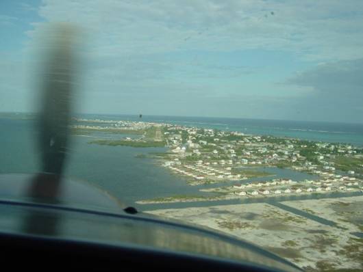Inbound to San Pedro on Ambergris Caye