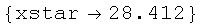 {xstar→28.412}