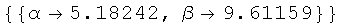 {{α→5.18242, β→9.61159}}