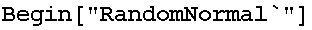 Begin["RandomNormal`"]