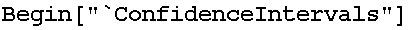 Begin["`ConfidenceIntervals"]