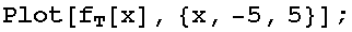 Plot[f_T[x], {x, -5, 5}] ;