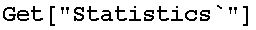 Get["Statistics`"]