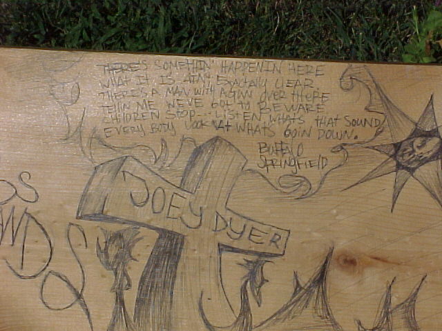 Memorial Plaque by Matt Sanna