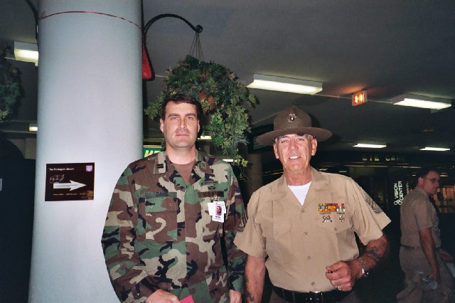 Ira Davis and R. Lee Ermey